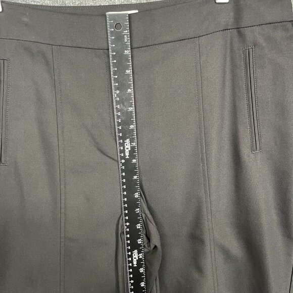 Chicos Pants Womens 2 Ankle Large 12 Black So Slimming Waist Panel‎ Stretch - Picture 7 of 16